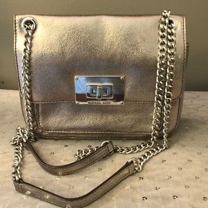 Michael Kors Silver Crossbody Handbag